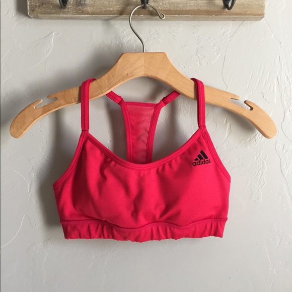 adidas Other - Adidas RED Climacool Strappy Mesh TBack Sports Bra